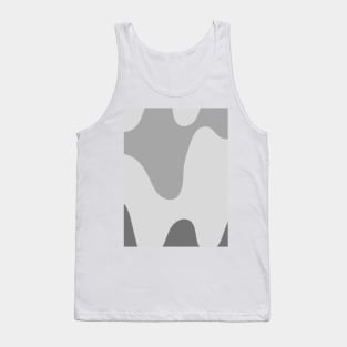 Abstract gray swirl pattern Tank Top